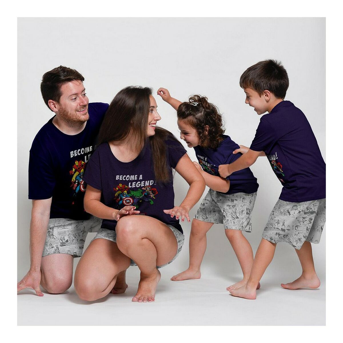 Kinderpyjama Marvel in Dunkelblau