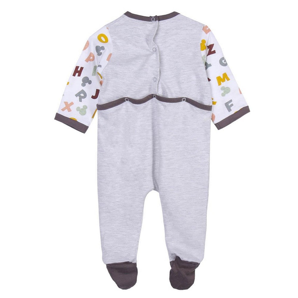 Langärmeliger Mickey Maus Strampler