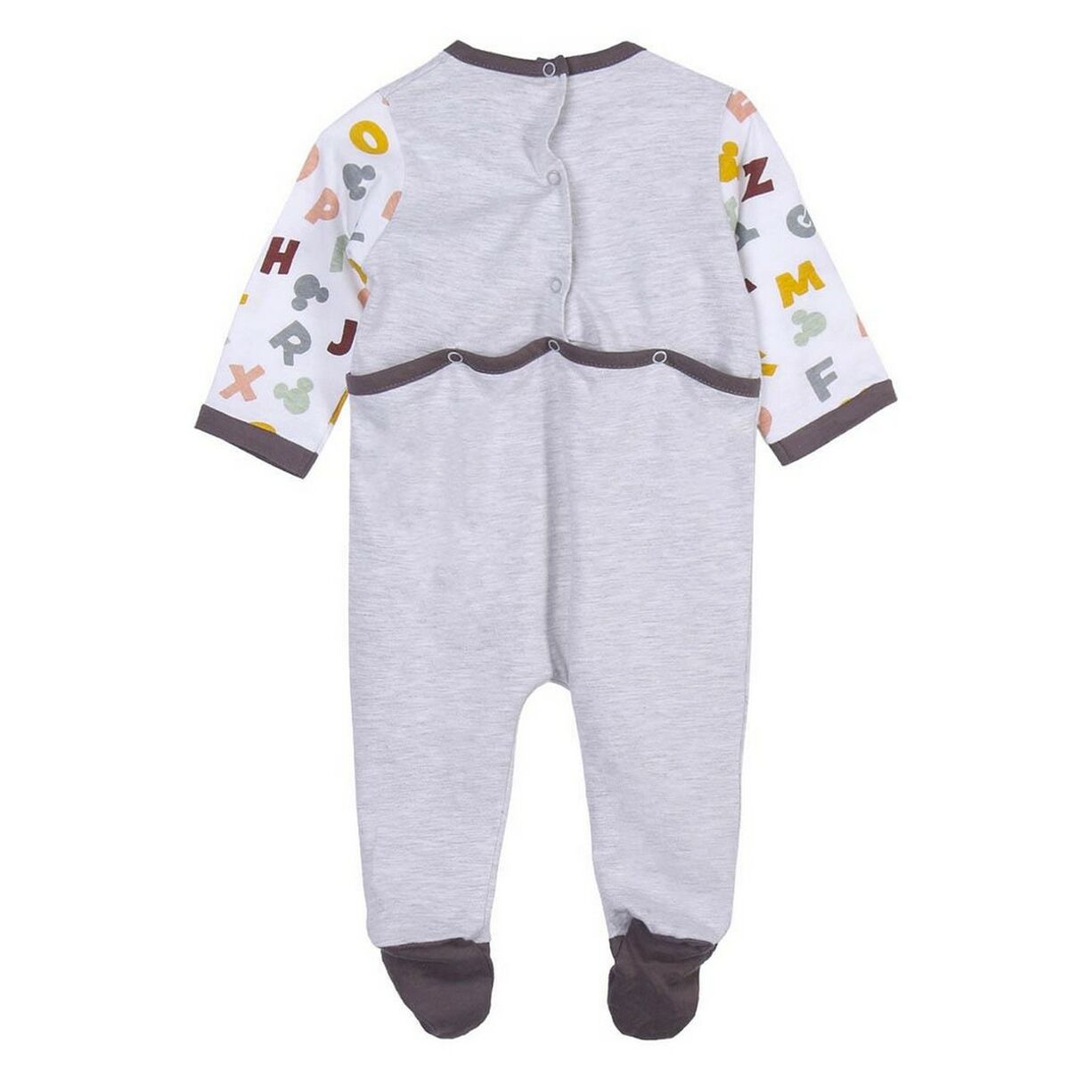 Langärmeliger Mickey Maus Strampler