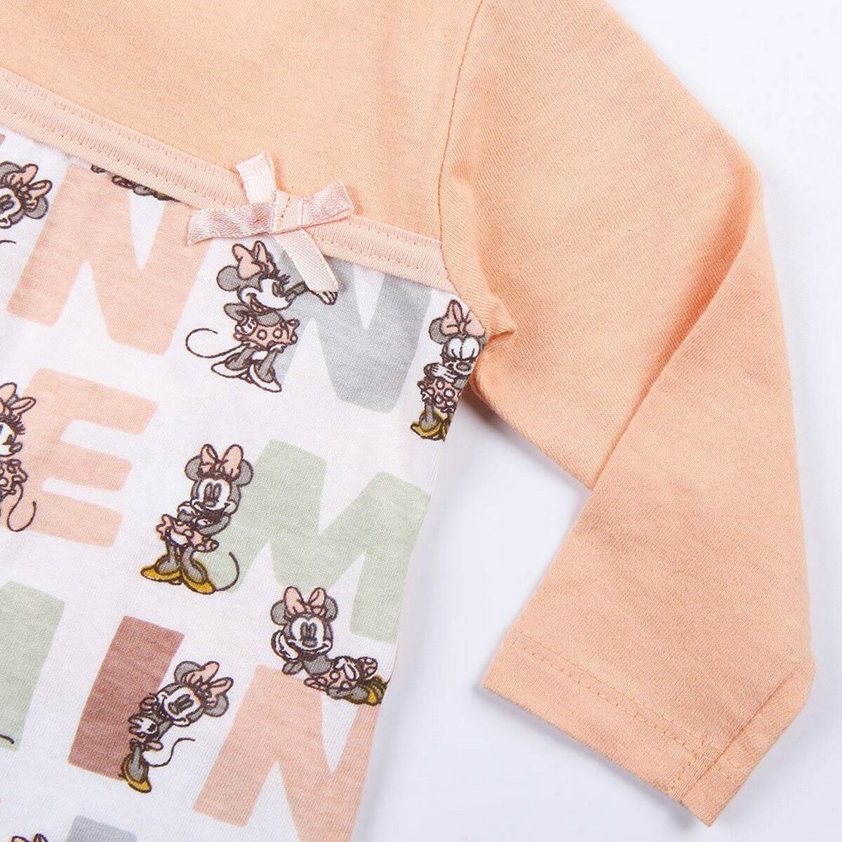 Langärmeliger Minnie Maus Strampler