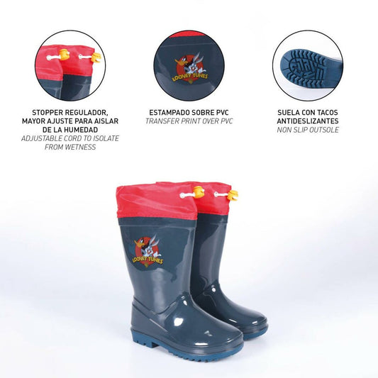 Looney Tunes Kinder Gummistiefel – Spaßiger Regenschutz in Blau
