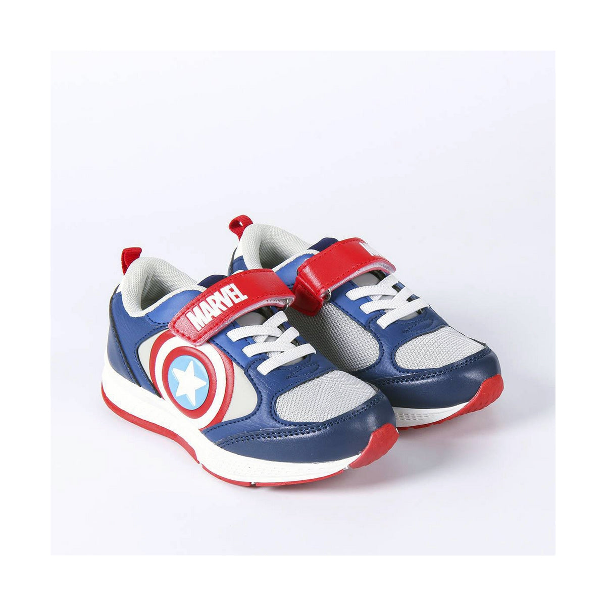 Kids' sports shoes The Avengers Red Blue Grey