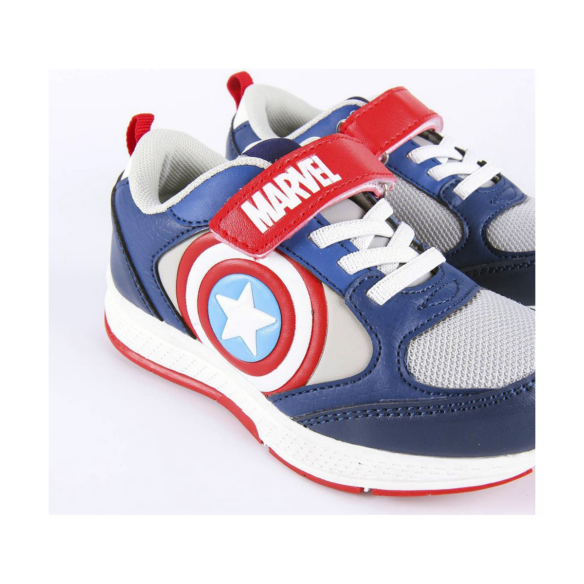 Kids' sports shoes The Avengers Red Blue Grey