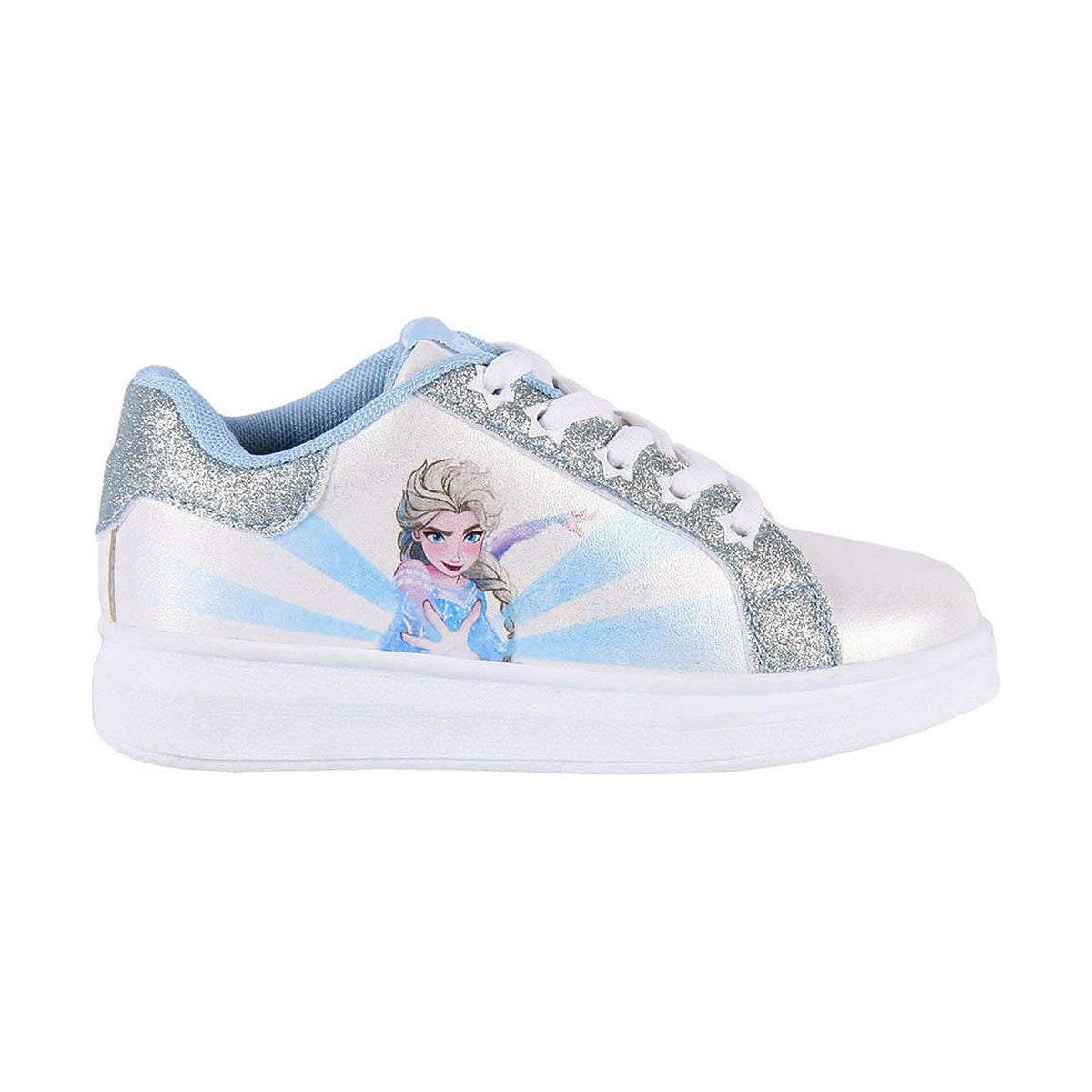 Frozen Silver Fantasy children's sports shoes in white