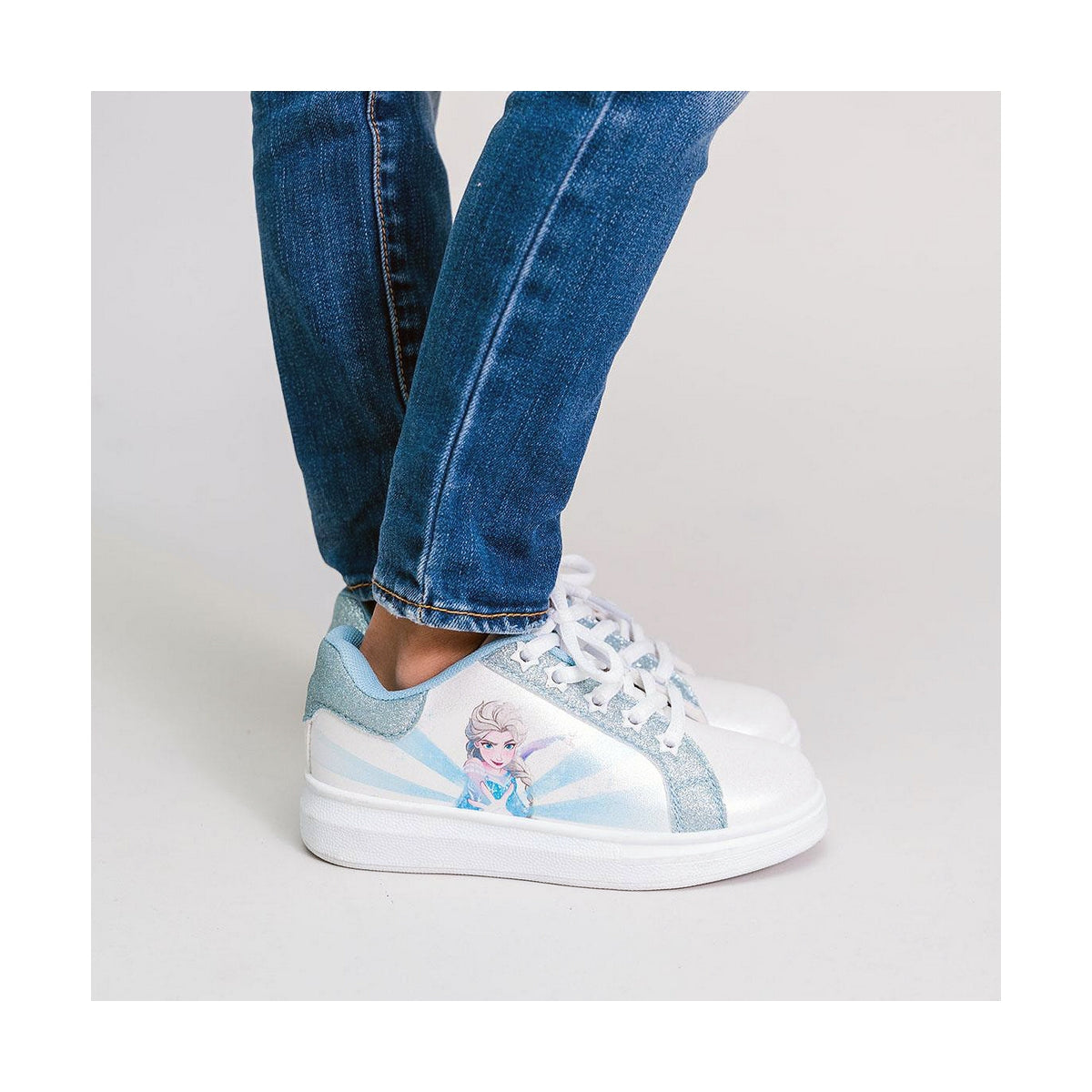 Frozen Silver Fantasy children's sports shoes in white