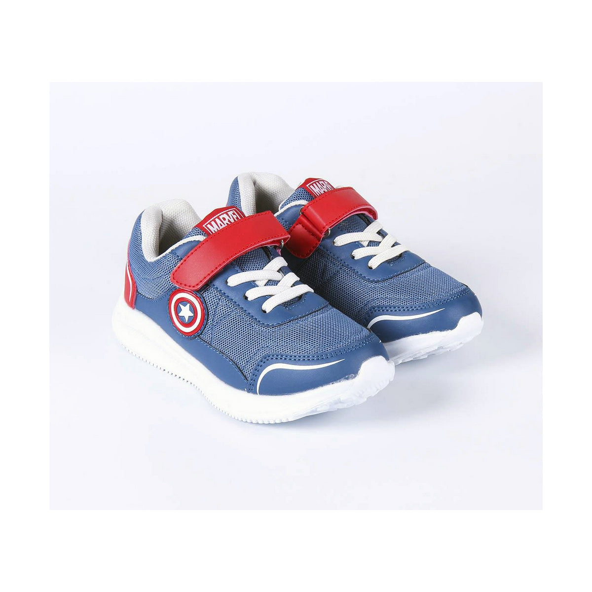 Marvel children's sports shoes in blue and red