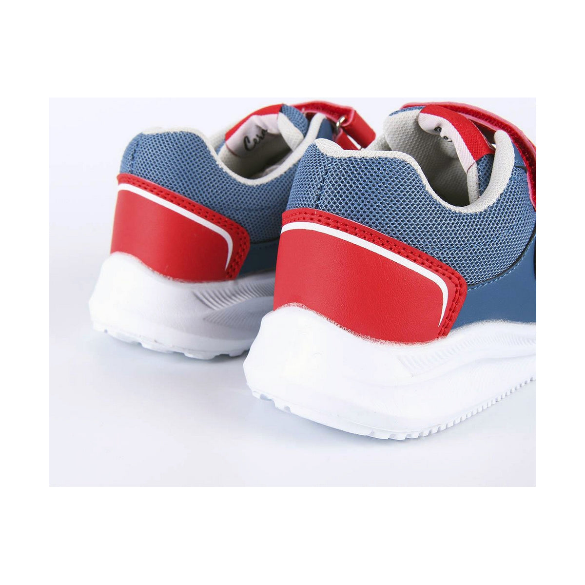 Marvel children's sports shoes in blue and red