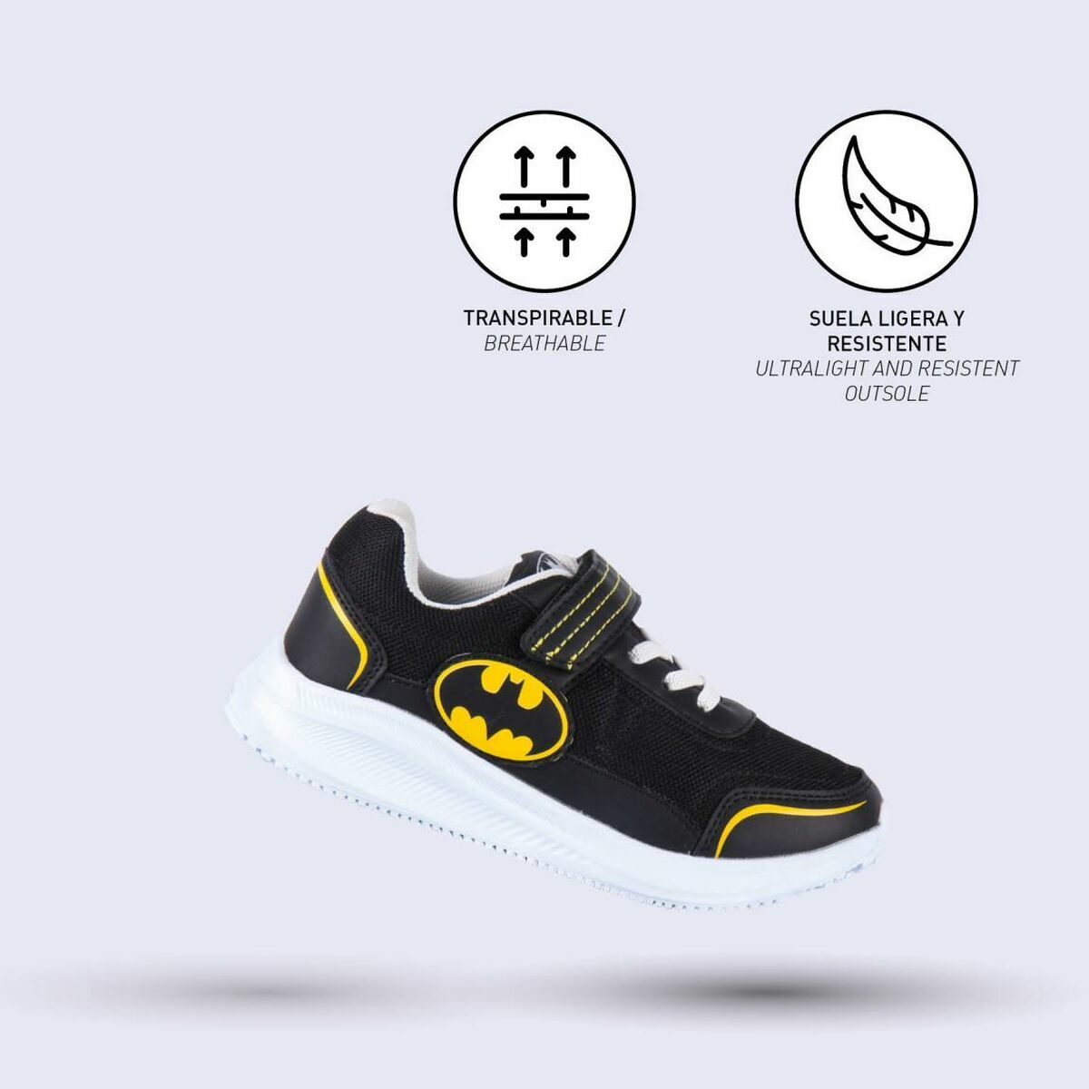 Batman Sportschuhe für Kinder in Schwarz