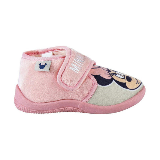 Minnie Maus Kinderhausschuhe in Pink