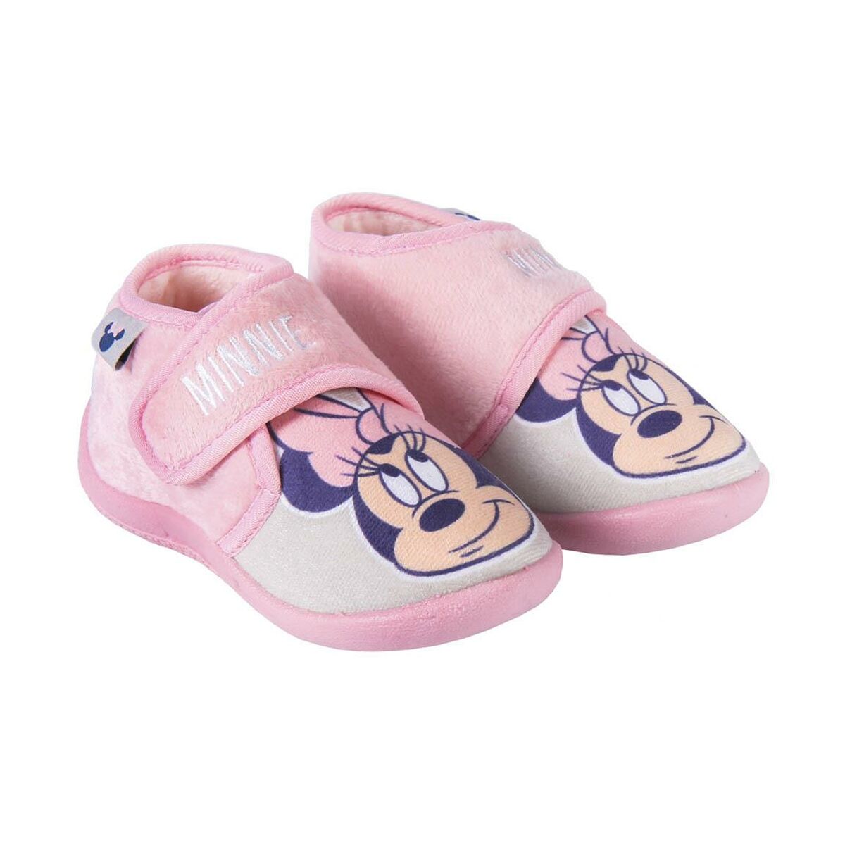 Minnie Maus Kinderhausschuhe in Pink