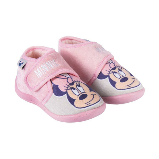 Minnie Maus Kinderhausschuhe in Pink