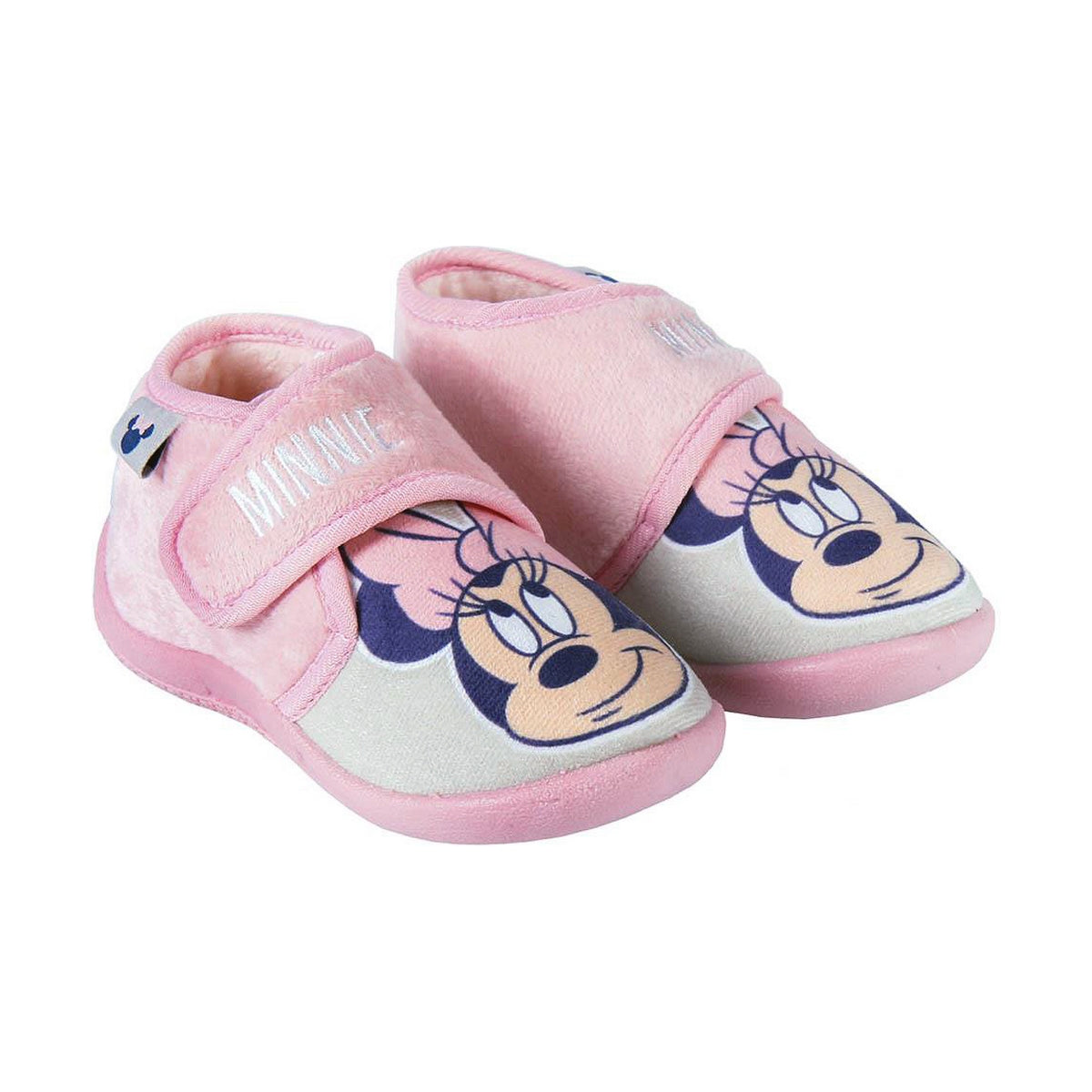 Minnie Maus Kinderhausschuhe in Pink
