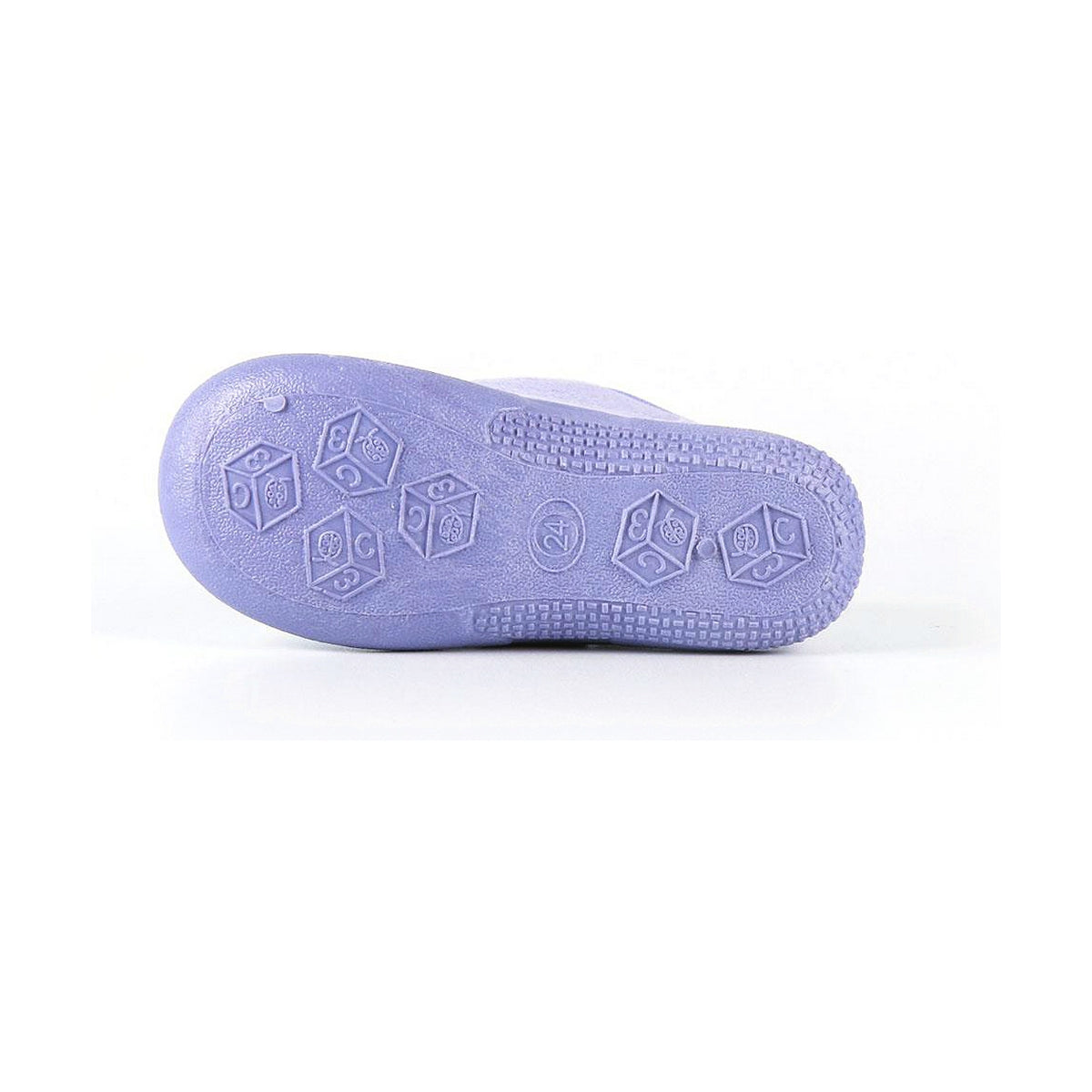 "Die Eiskönigin"-Kinderhausschuhe in Lila