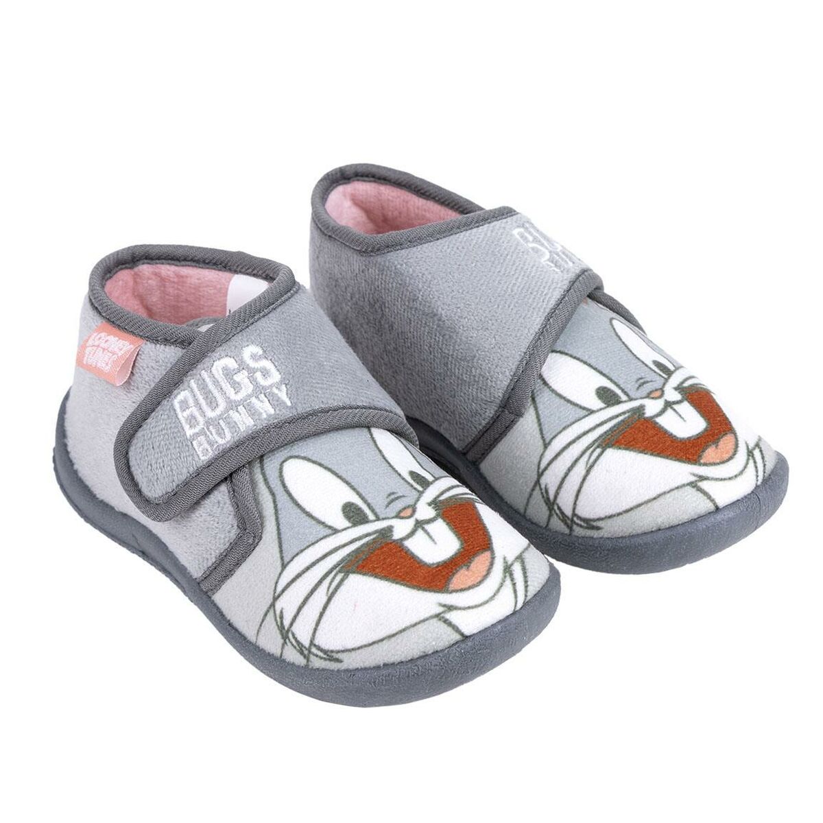 Looney Tunes children's slippers in grey