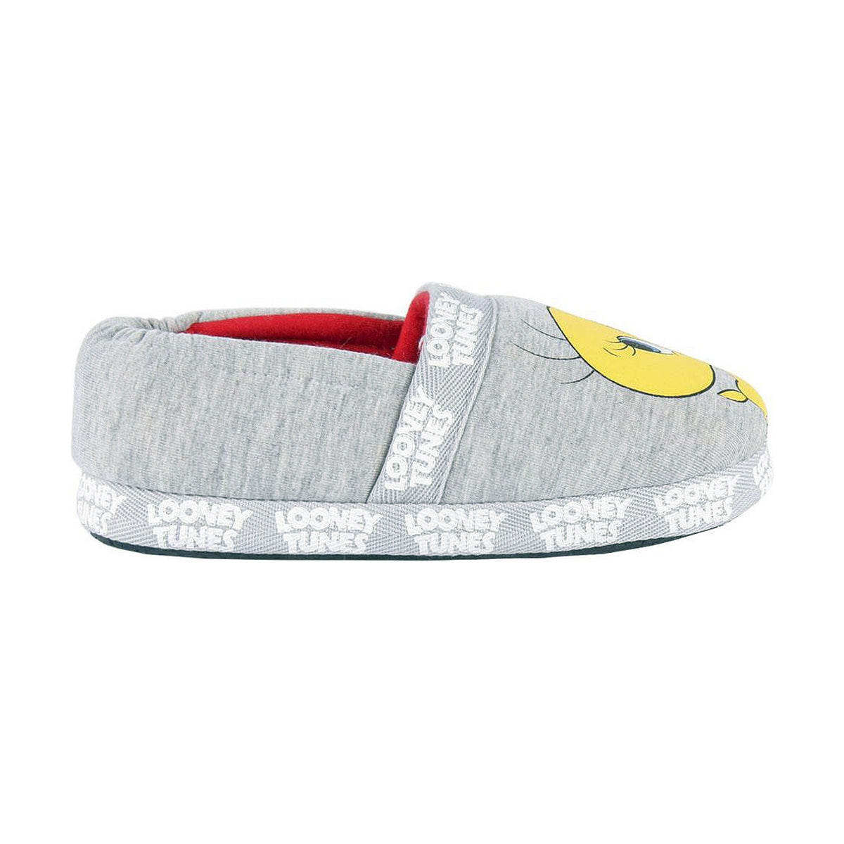 Looney Tunes children's slippers in light grey
