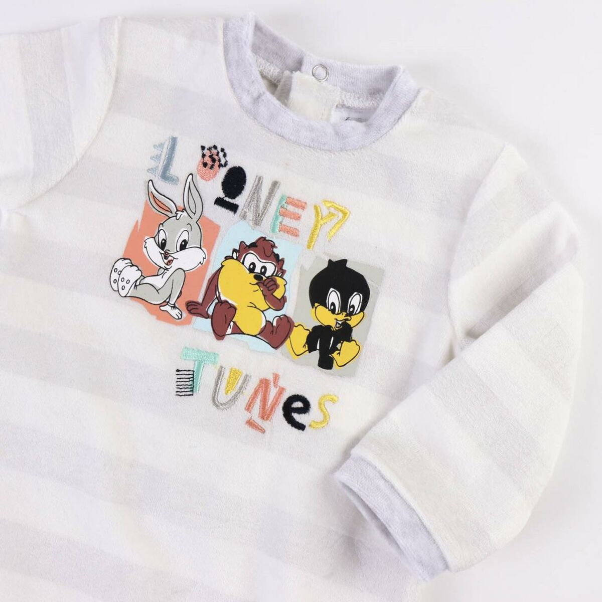 Langärmeliger Looney Tunes Strampler – Farbenfroher Spaß für Deine Kleinen