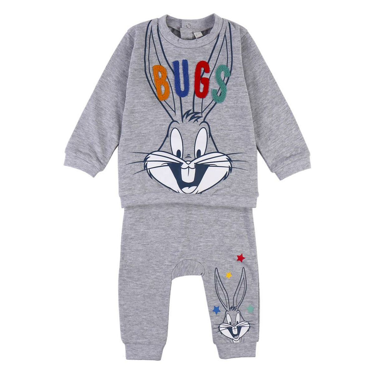 Looney Tunes Baby-Trainingsanzug in Grau
