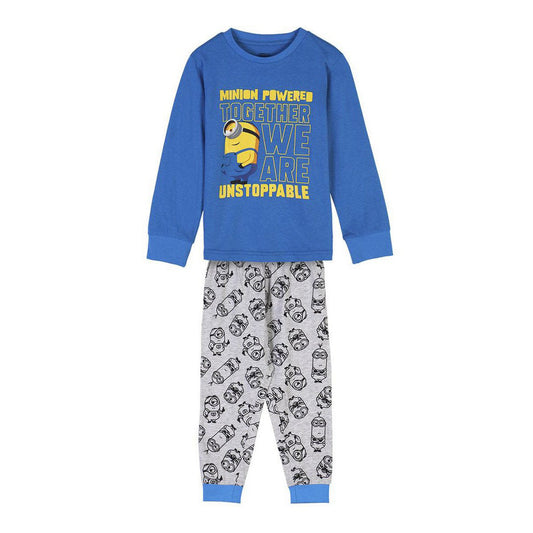 Kinderpyjama Minions in Blau – Träumt süß mit den Minions!