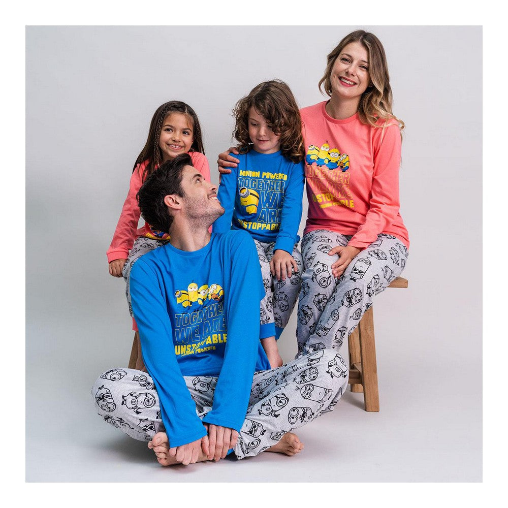 Kinderpyjama Minions in Blau – Träumt süß mit den Minions!