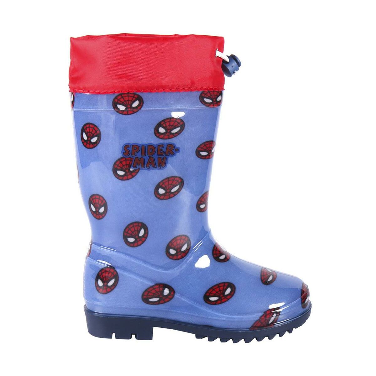 Spiderman Kinder Gummistiefel in Blau – Superhelden-Action an Regentagen