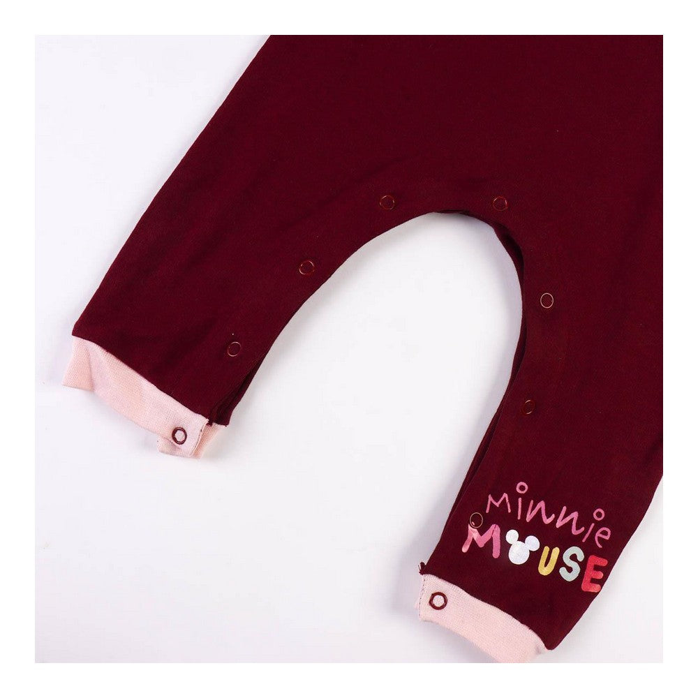 Langärmeliger Minnie Maus Strampler