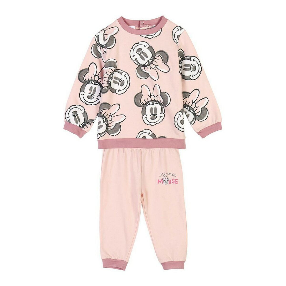 Kinder-Tracksuit Minnie Mouse Rosa