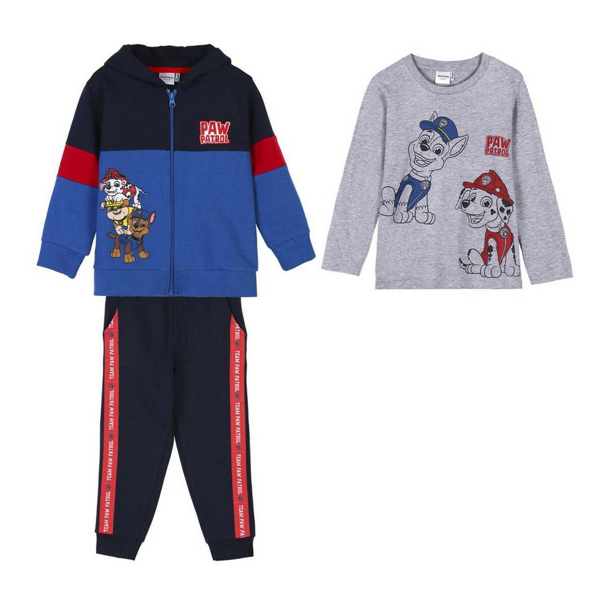 Paw Patrol 3-Teiliger Kinder-Trainingsanzug in Blau