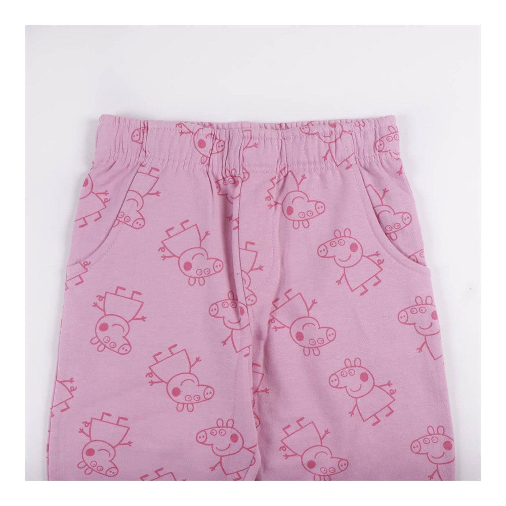 Peppa Pig Kinder-Trainingsanzug Set, 3-teilig, in Pink