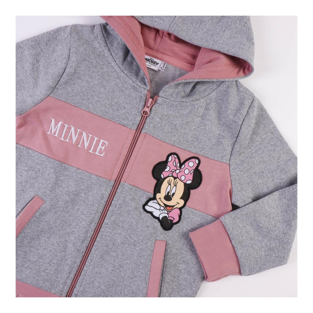 Minnie Maus Kinder-Trainingsanzug Grau – Bequem, stylisch & perfekt für kleine Entdecker