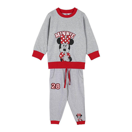 Minnie Mouse Kinder-Trainingsanzug in Grau