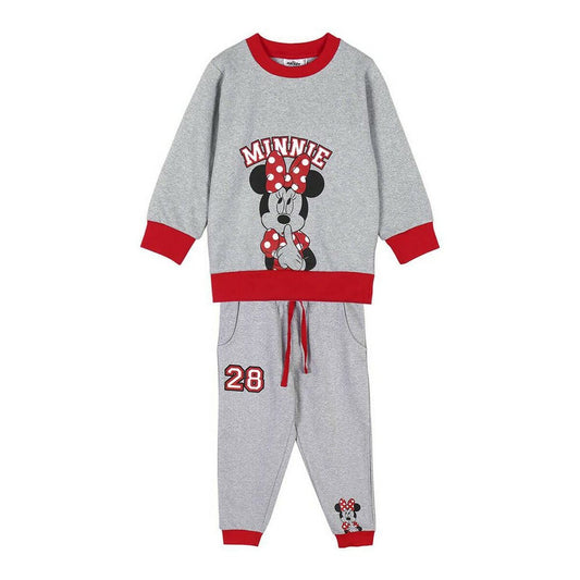 Minnie Mouse Kinder-Trainingsanzug in Grau