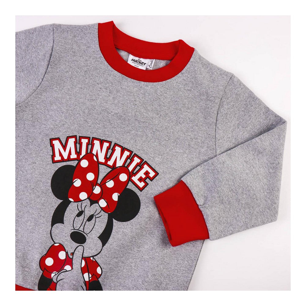 Minnie Mouse Kinder-Trainingsanzug in Grau