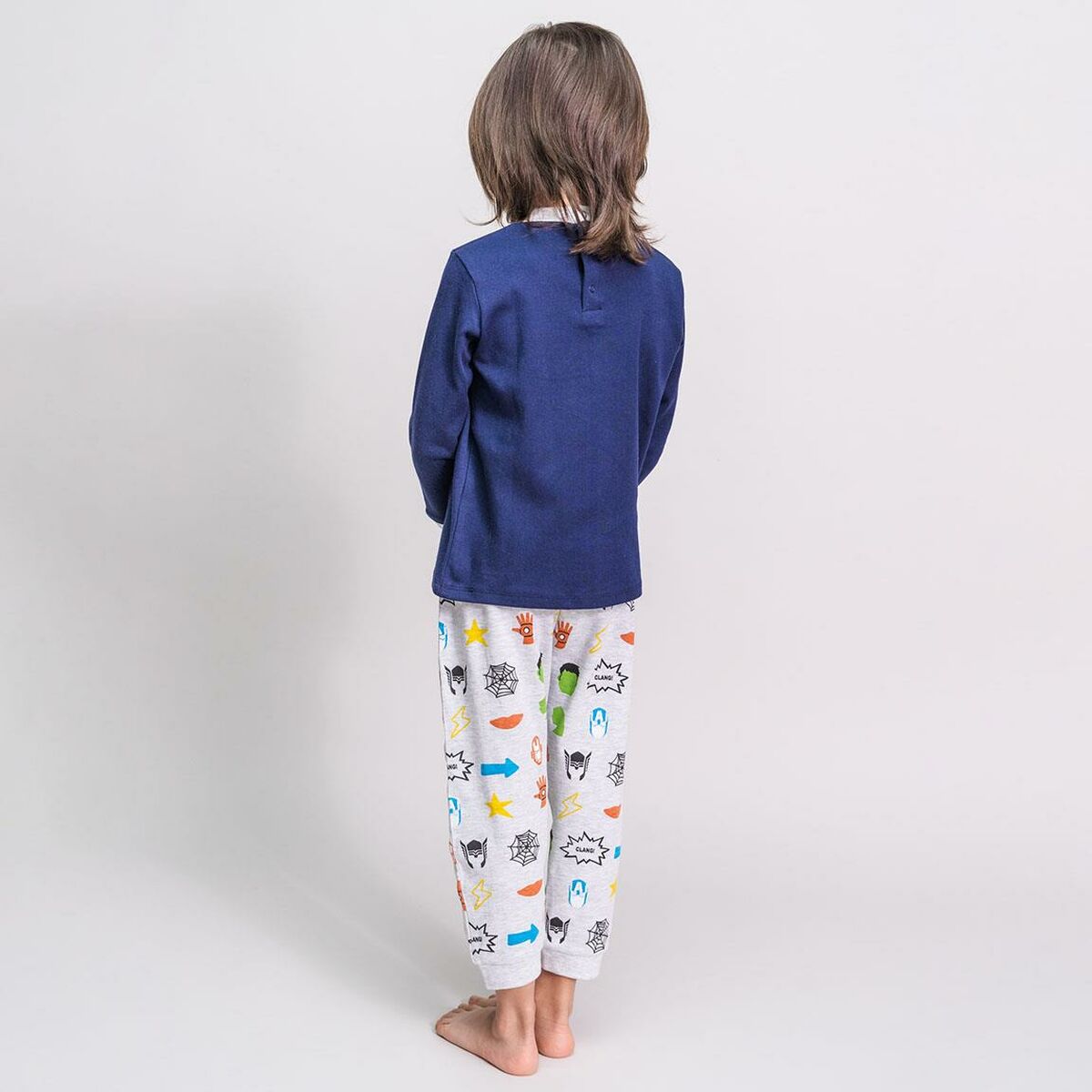 Kinderpyjama Marvel in Dunkelblau – Perfekt für kleine Superhelden