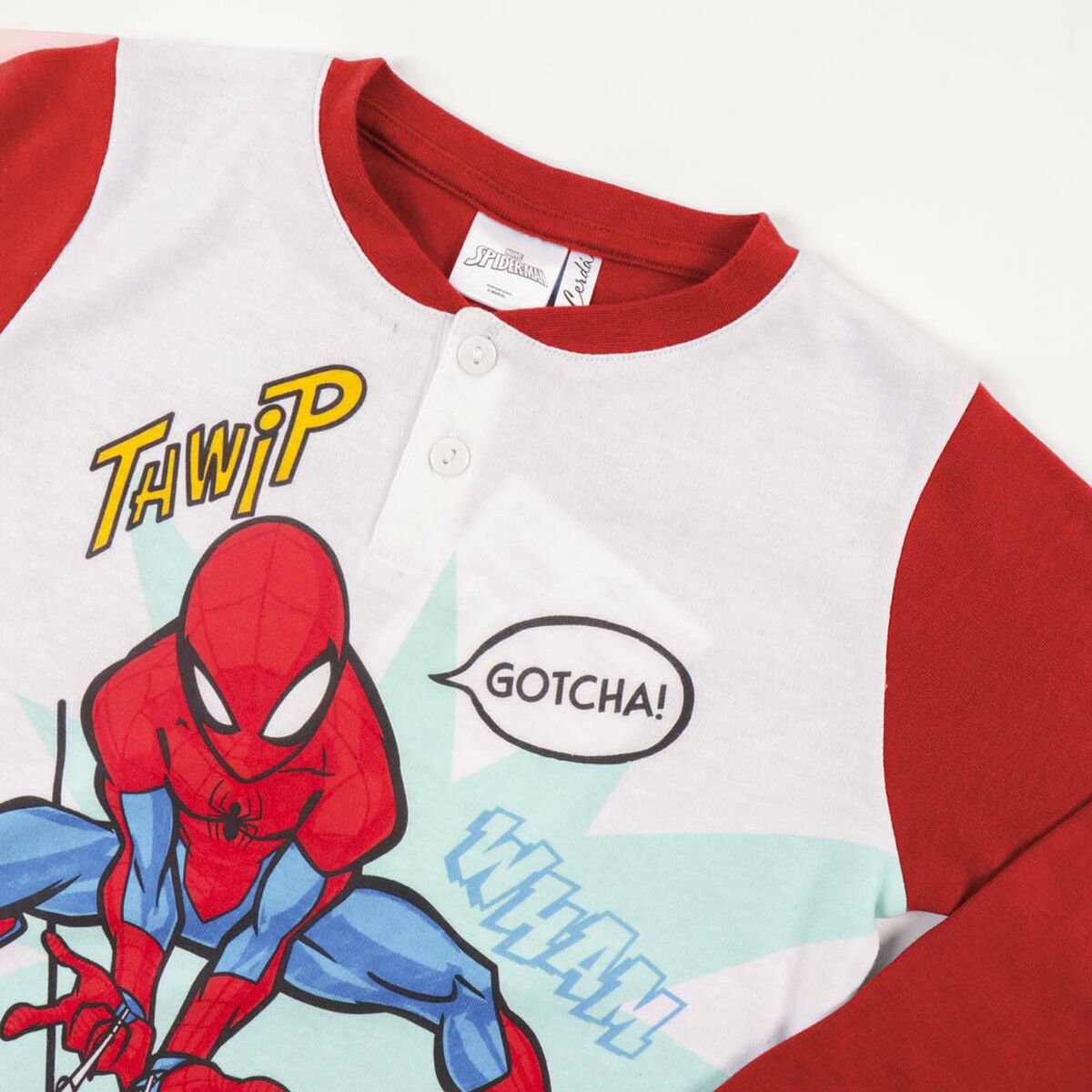 Kinderpyjama Spiderman Rot - Bequemer Schlafanzug für kleine Superhelden