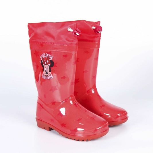 Minnie Maus Kinder Gummistiefel in Rot – Stilvoller Regenspaß