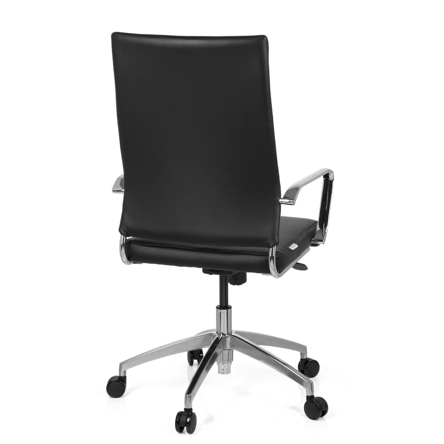 Skrifstofustóll frá Hjh, Pontera Pro, úr gervileðri, svartur, á lager.