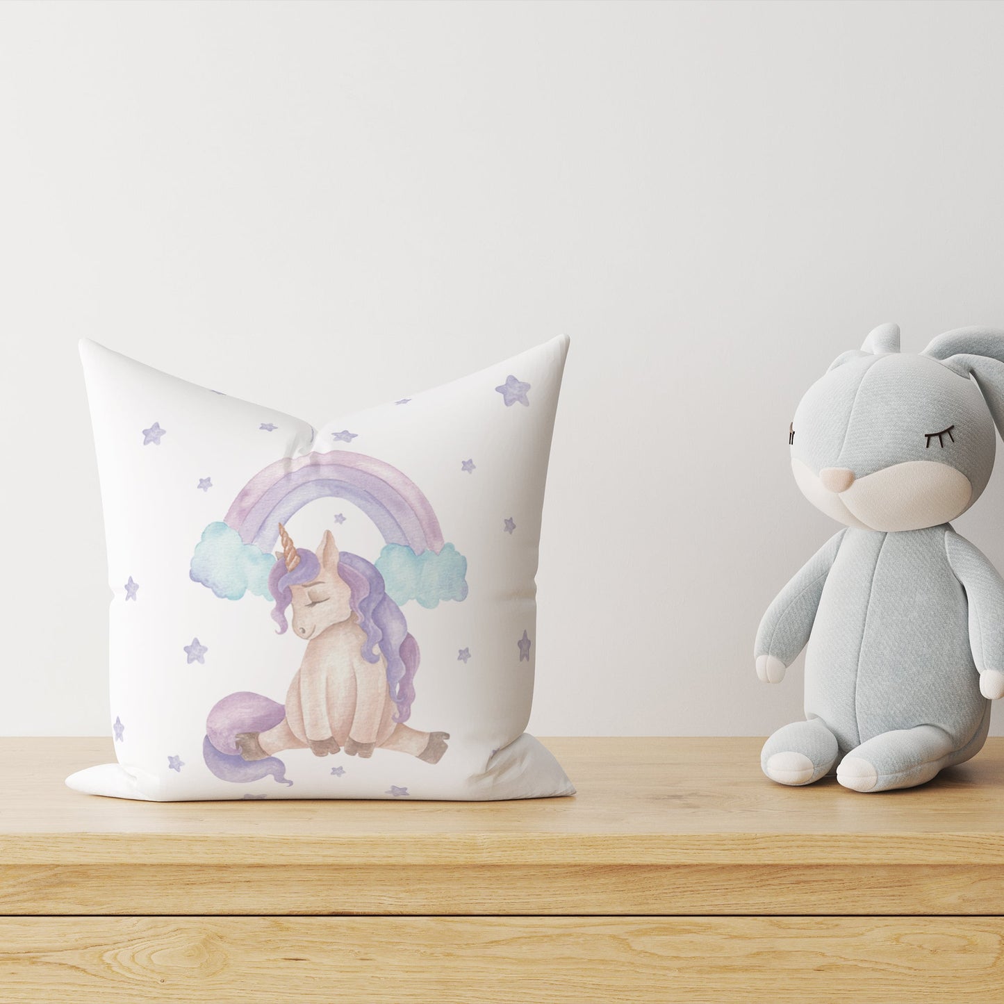 "My dear unicorn" children's decorative pillow