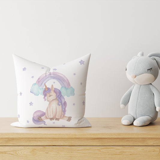 "My dear unicorn" children's decorative pillow
