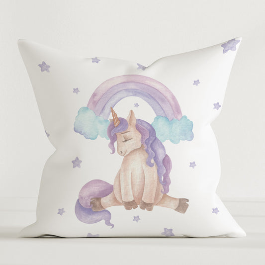 "My dear unicorn" children's decorative pillow