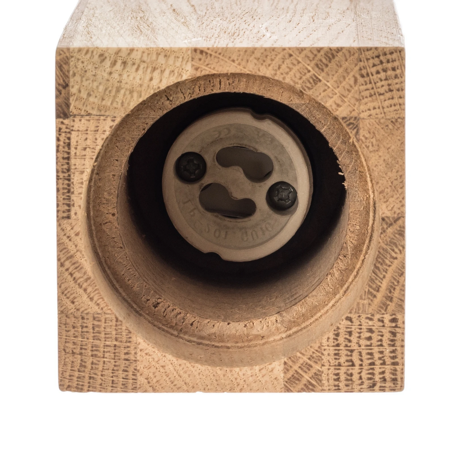 Envostar Peach Puff loftljós í B-flokki, teningslaga, 30 cm hátt.