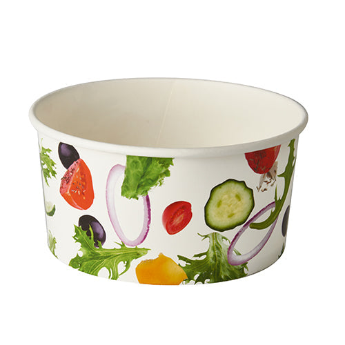 Starpak 45 Salatschalen, Pappe "To Go" Ø 15 cm "Salad"