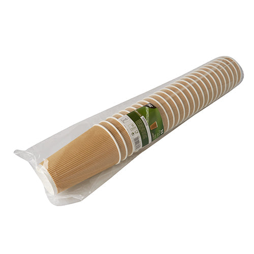 PAPSTAR 25 Trinkbecher, Pappe "To Go" Ripple Wall