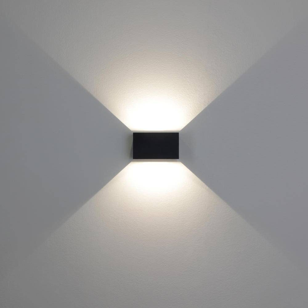 B-lager Eco Light Dakar 1210118 LED útiveggljós, fast uppsett LED, 12 W vegglampi