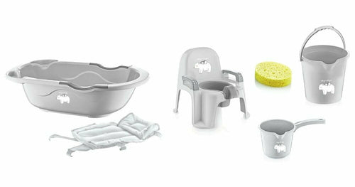 Babyjem 6-teiliges Baby-Badset - Alles für ein sicheres und entspanntes Babybad