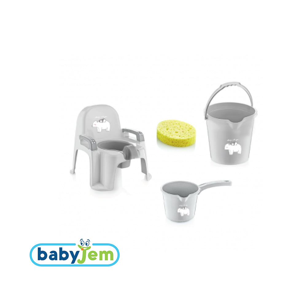 Babyjem 6-teiliges Baby-Badset - Alles für ein sicheres und entspanntes Babybad