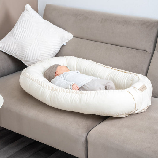 Babynestchen Bio Baumwolle – mitwachsender & nachhaltiger Baby-Kokon