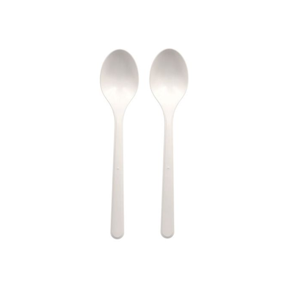 Auslaufartikel: Circulware by Haval Löffel (Mehrweg) PP 18,5 cm weiss | Folie (50 Stück)