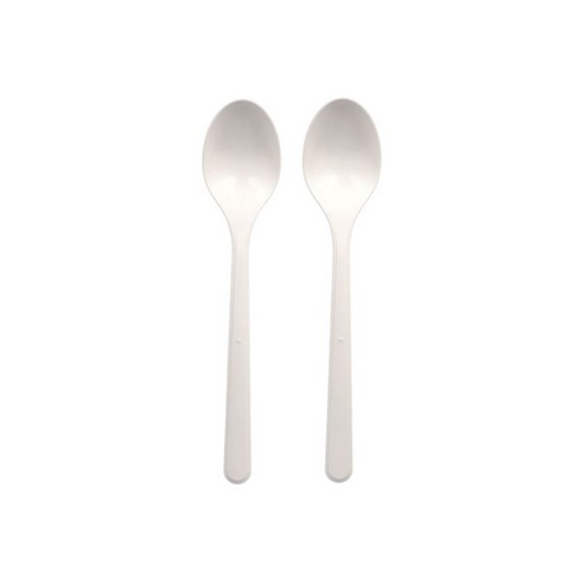Auslaufartikel: Circulware by Haval Löffel (Mehrweg) PP 18,5 cm weiss | Folie (50 Stück)