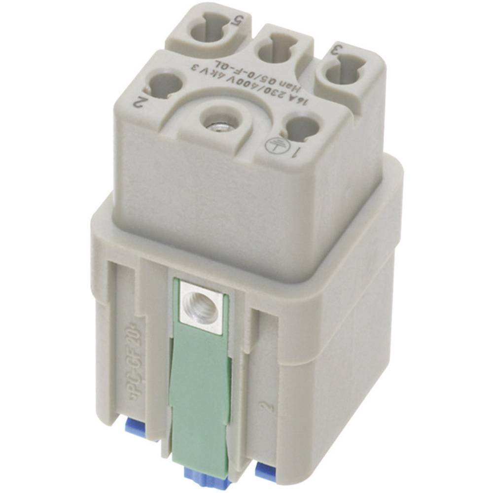 B-Ware Harting 09 12 005 2733 Buchseneinsatz Han Q 5 + Pe Han Quick Lock Steckverbinder