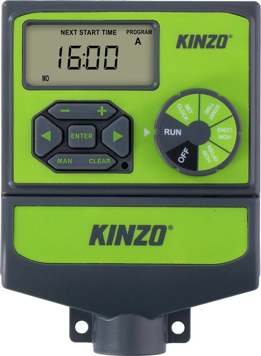 B-Ware Kinzo Multi Bewässerungssystem Steuerung Drehknopf 4/6/8 Bewässerungsstationen